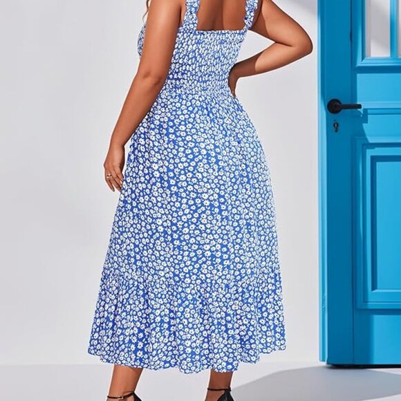 Pinup Fashions Prairiecore Cottagecore BOHO KAWAII VINTAGE Floral Sundress XL - Picture 8 of 10